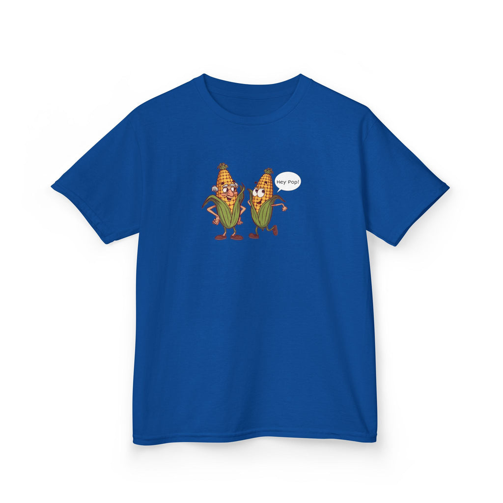 Kids T-Shirt — "Hey Pop!" Pop Corn Cartoon Tee