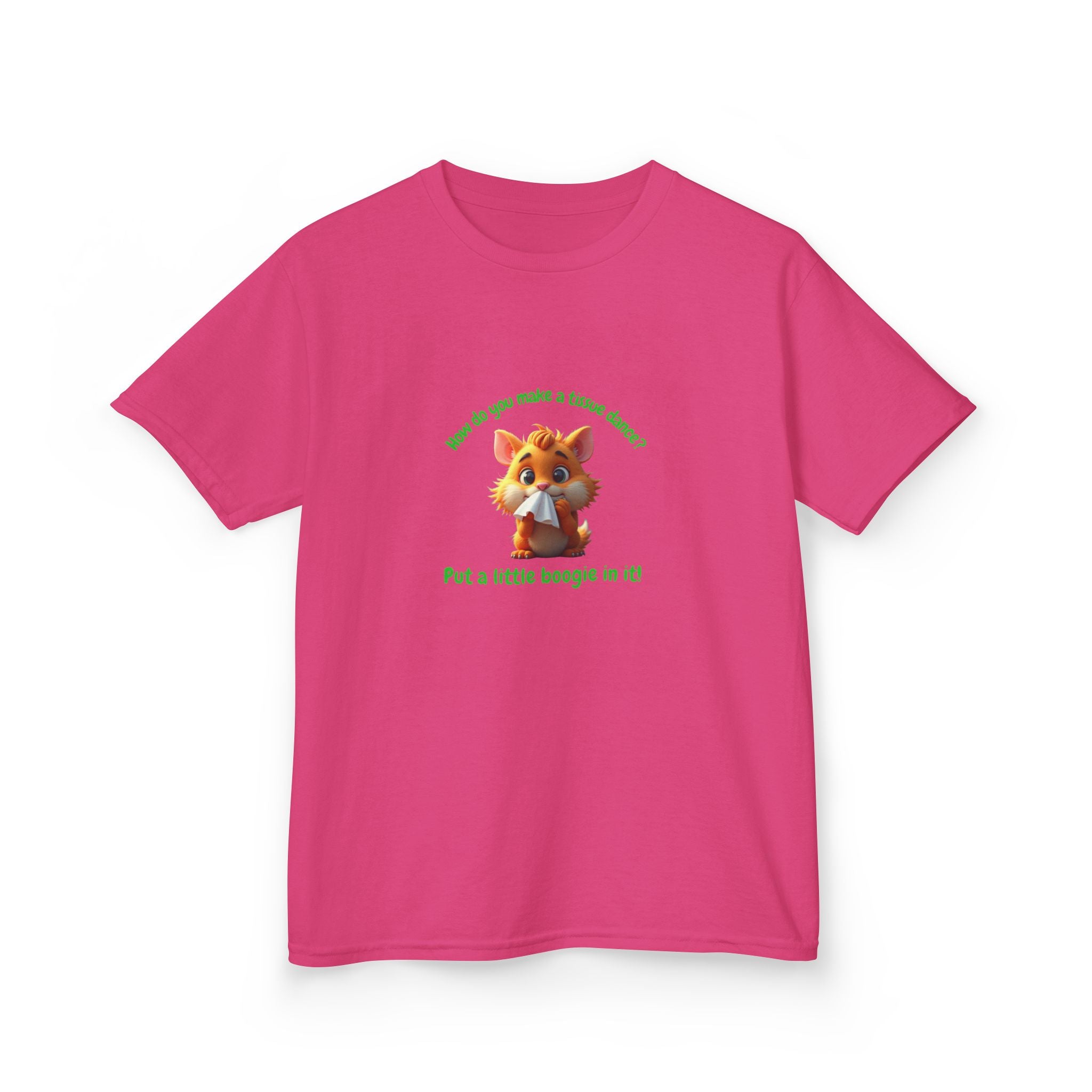 Kids Tee — Cute Fox Graphic “Put a Little Boogie in It” Touch-Friendly Shirt
