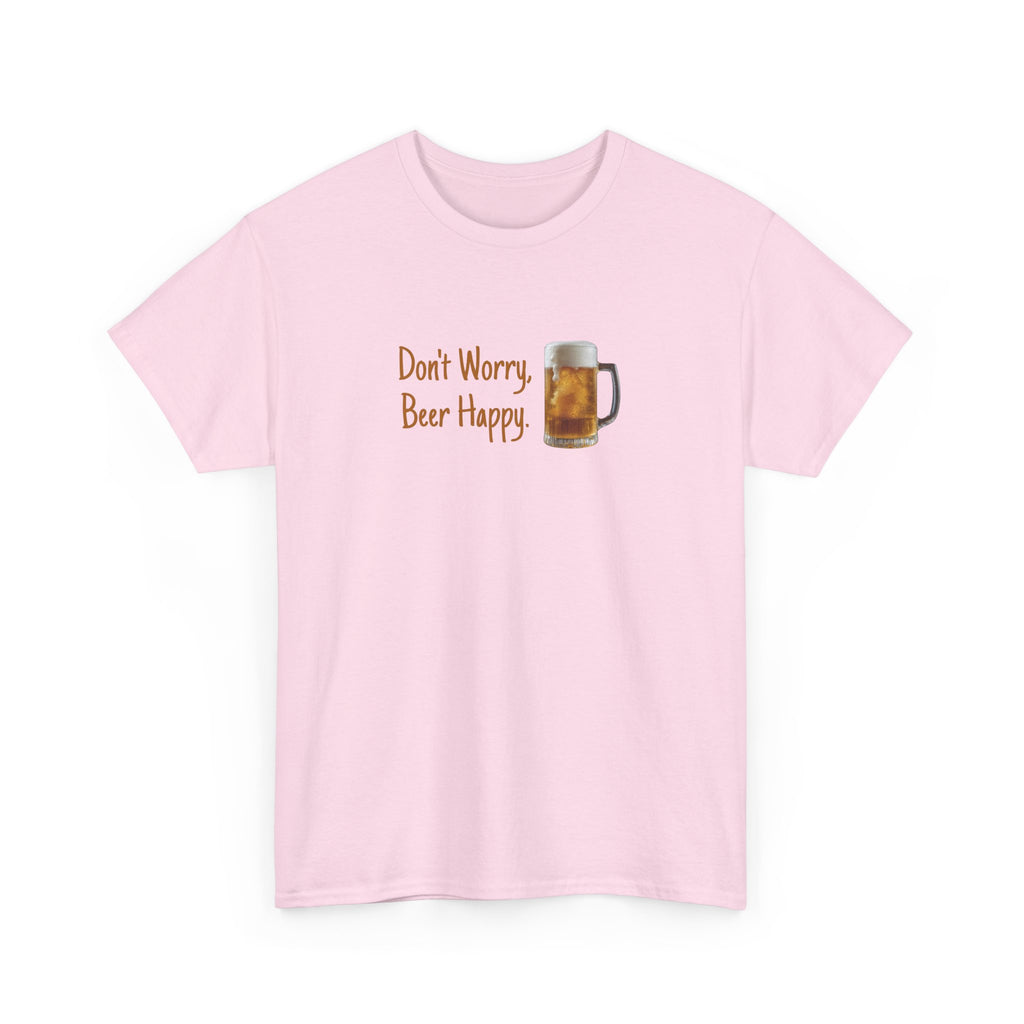 Don't Worry, Beer Happy T-Shirt - Funny Beer Mug Tee