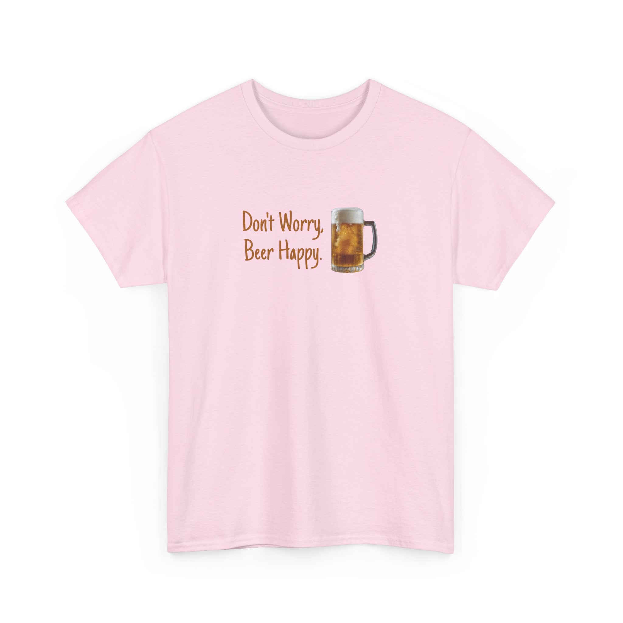 Don't Worry, Beer Happy T-Shirt - Funny Beer Mug Tee