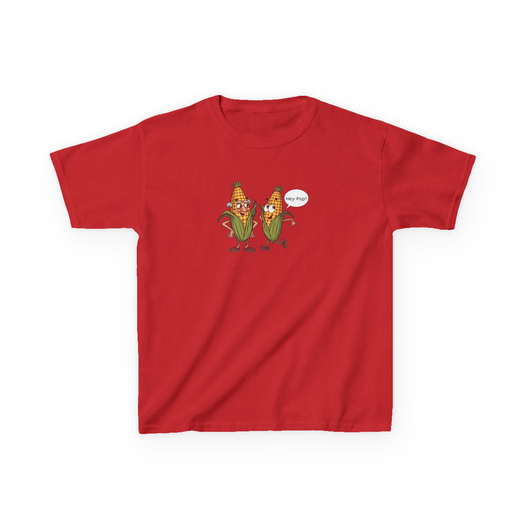 Kids T-Shirt — "Hey Pop!" Pop Corn Cartoon Tee