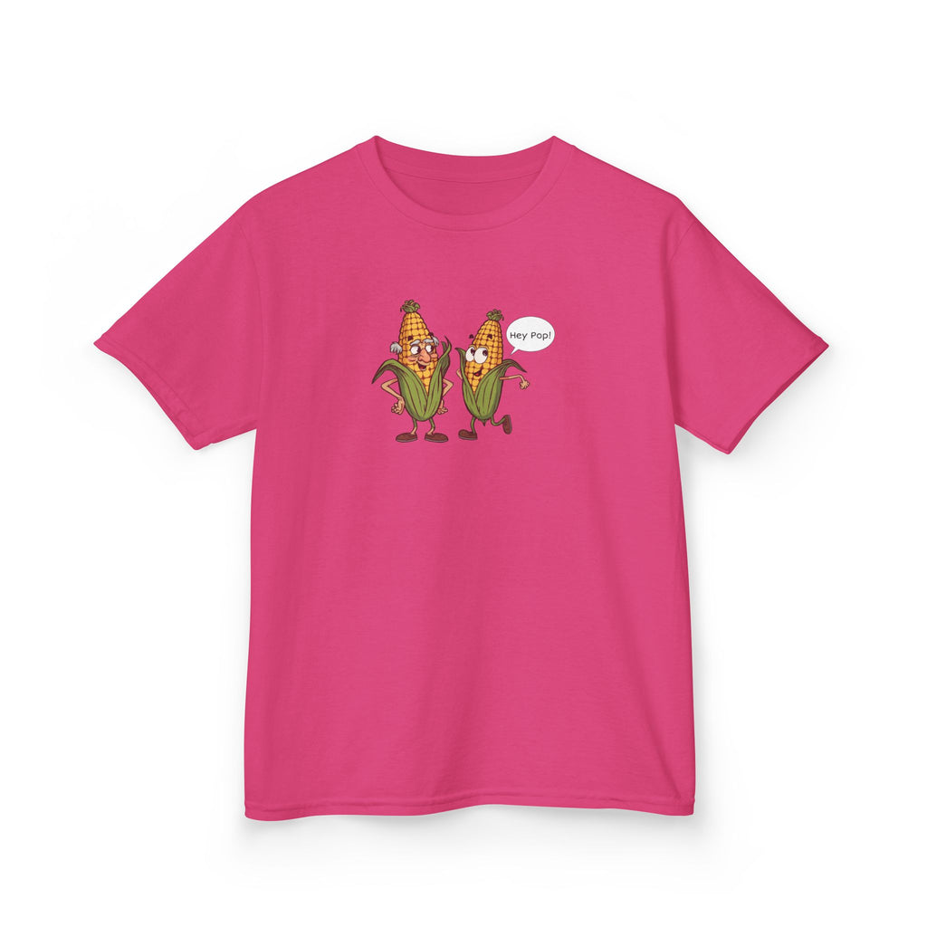 Kids T-Shirt — "Hey Pop!" Pop Corn Cartoon Tee