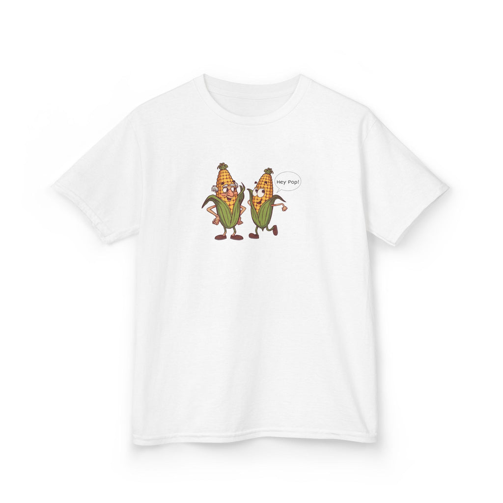 Kids T-Shirt — "Hey Pop!" Pop Corn Cartoon Tee