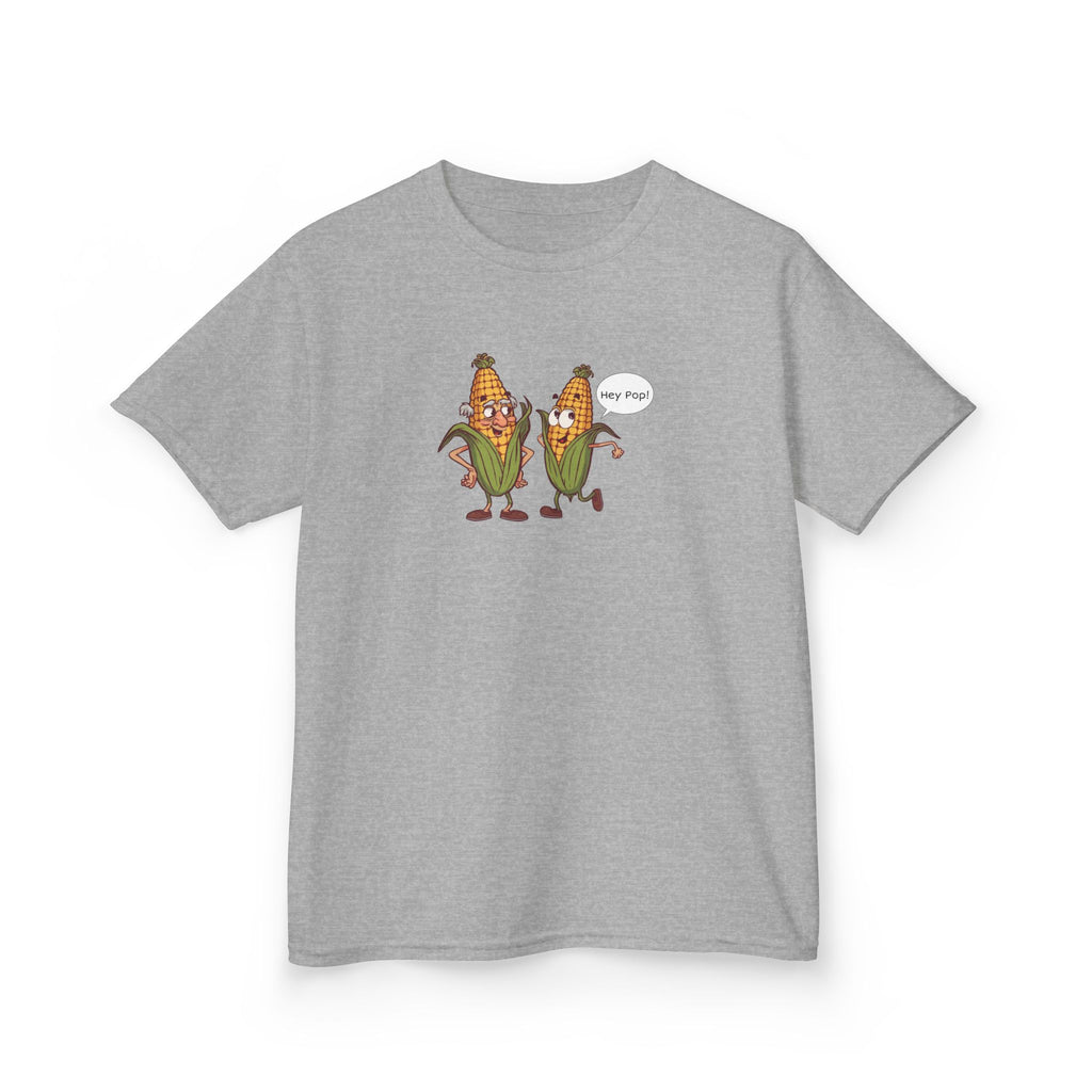 Kids T-Shirt — "Hey Pop!" Pop Corn Cartoon Tee