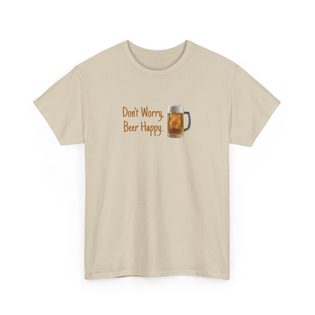 Don't Worry, Beer Happy T-Shirt - Funny Beer Mug Tee